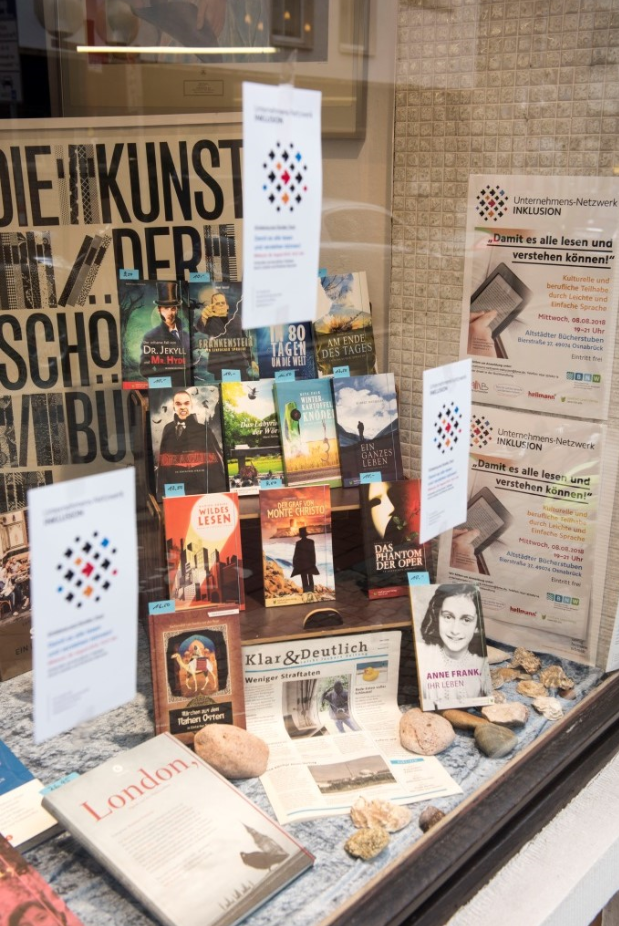 Schaufenster einer Buchhandlung